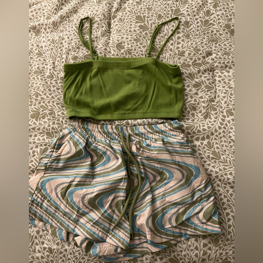 two piece swimming set